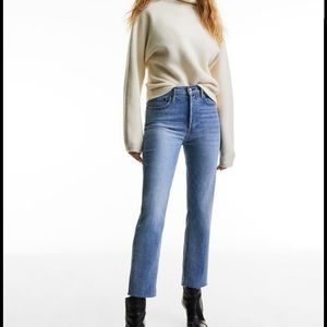 Denim Forum Arlo High Rise Straight 28L